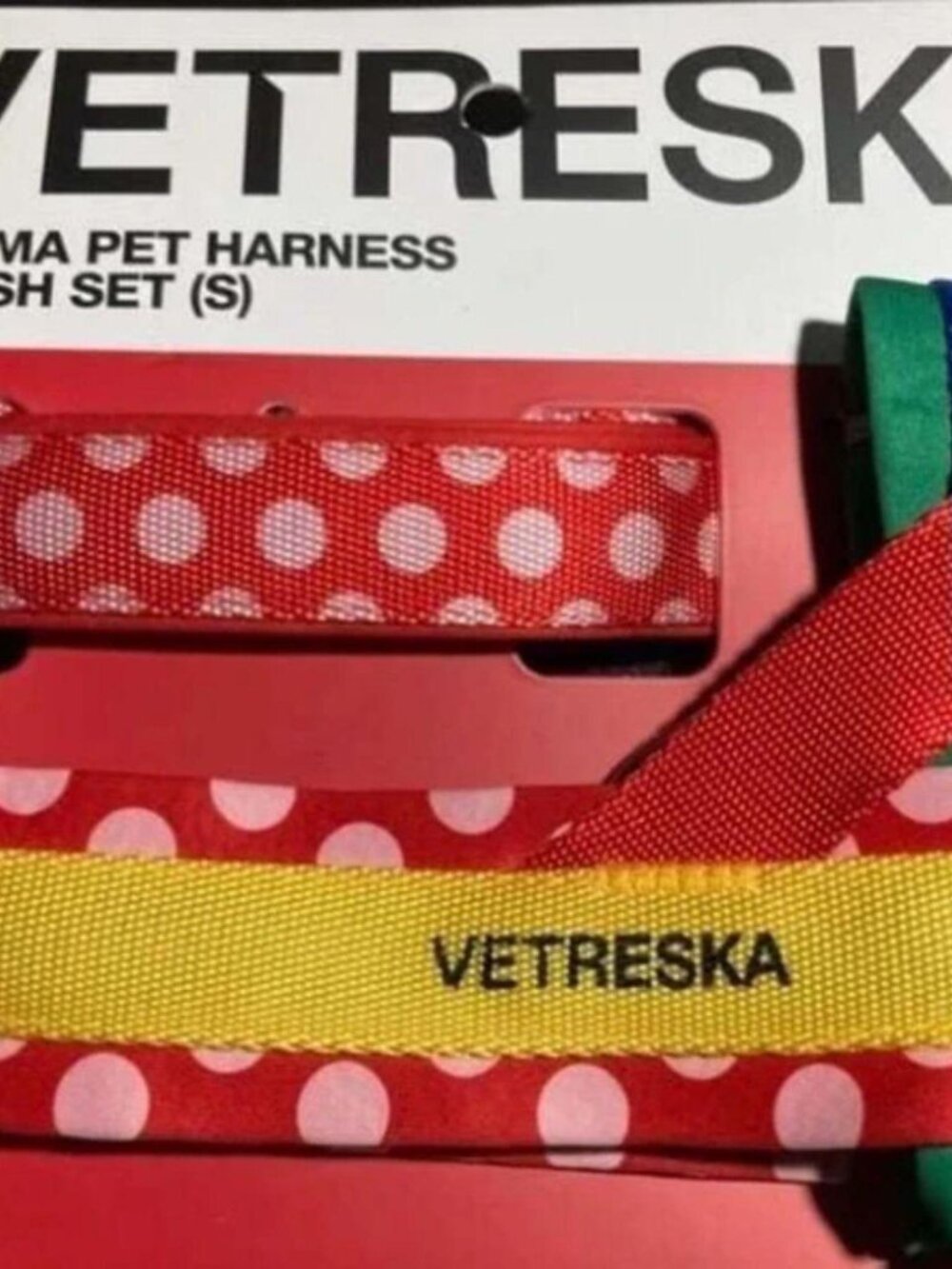 VETRESKA Chroma Pet Harness & Leash Set-SMALL